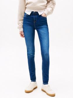 Tommy Hilfiger Nora Mid Rise Skinny Jeans, Dark Blue
