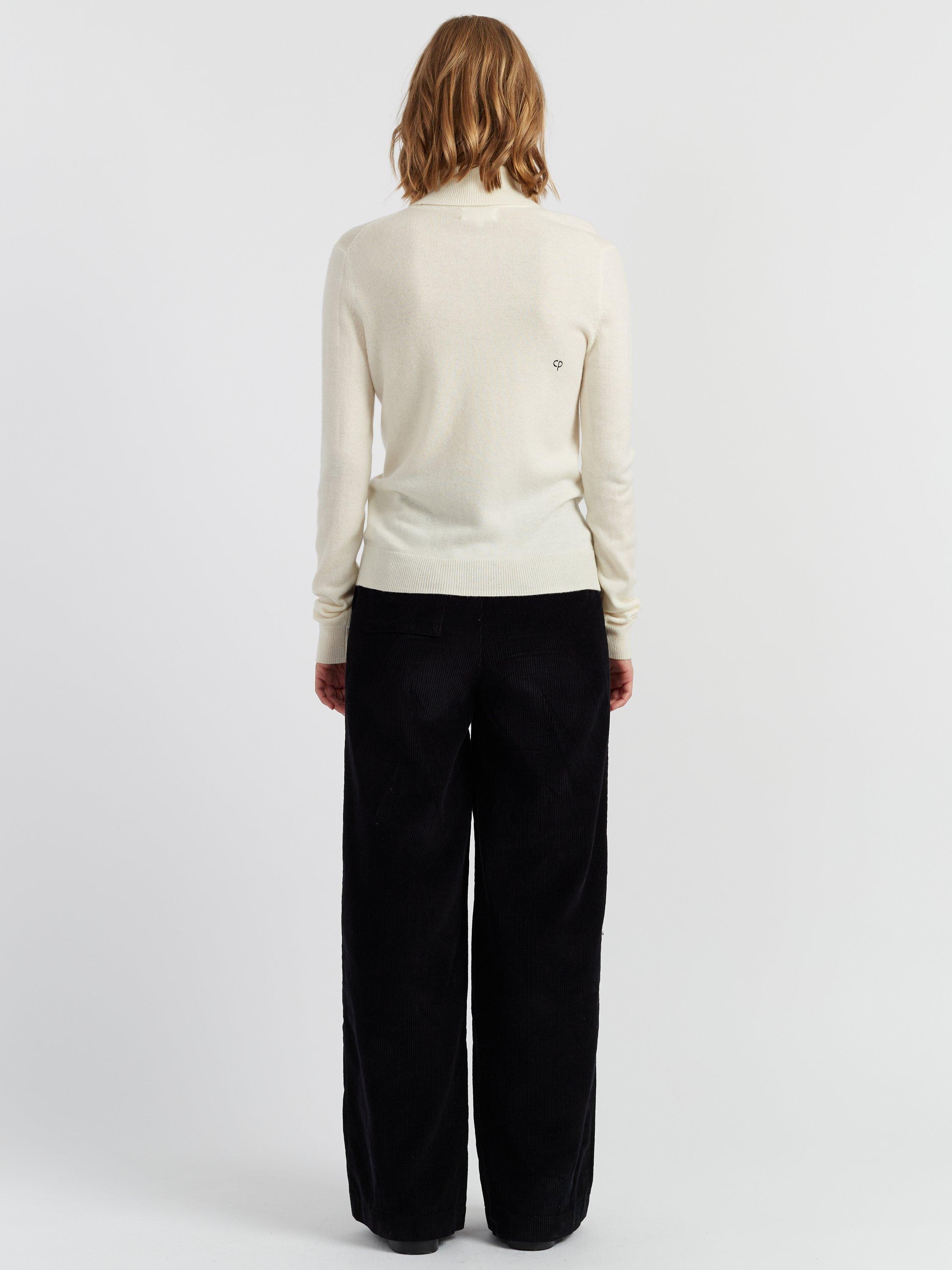 Product image 2 of 4, which shows Chinti & Parker Snoopy Top Hat Wool Rich Jumper, Cream, XS