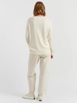 Chinti & Parker Snoopy Bow Wool Rich Jumper, Cream - view 2, Cream