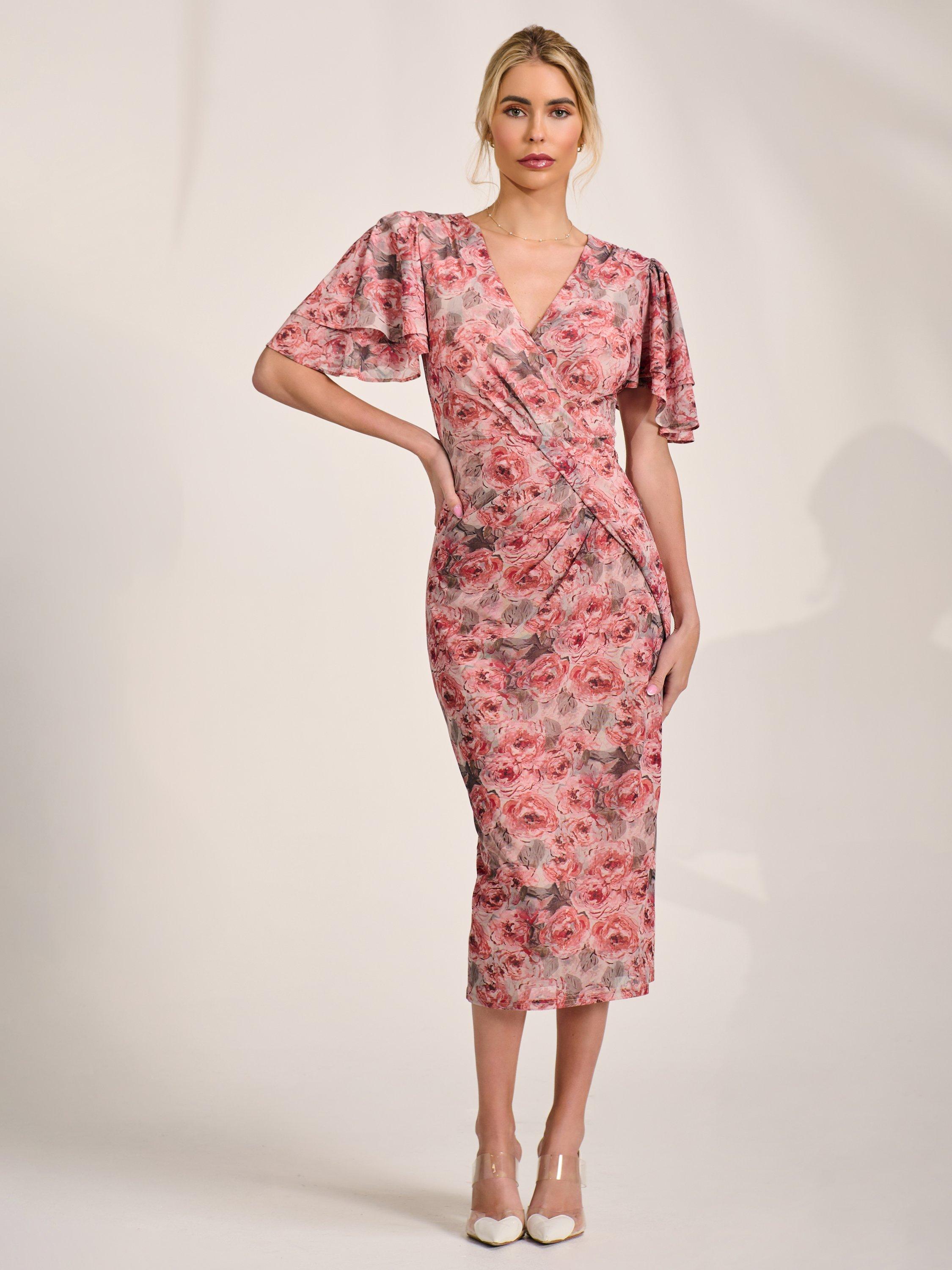 paisley pattern mesh maxi dress Slay All Day Paisley Mesh Maxi Dress