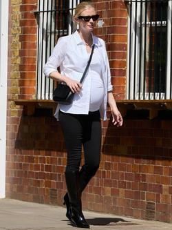 Isabella Oliver Maternity Skinny Jeans, Caviar Black - view 2, Caviar Black