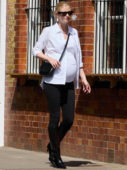 Isabella Oliver Maternity Skinny Jeans, Caviar Black - view 2, Caviar Black