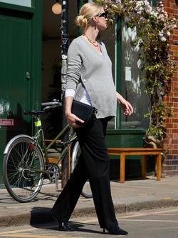 Isabella Oliver Abi Maternity Jumper - view 2, Grey Marl