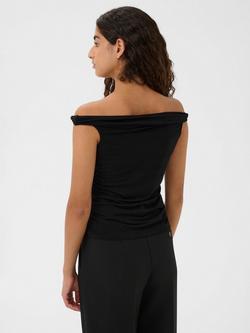 Soaked In Luxury Adjo Off Shoulder Top, Black - view 2, Black