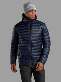 Men's Anti Freeze Hooded Down Jacket, Eclipse Blue