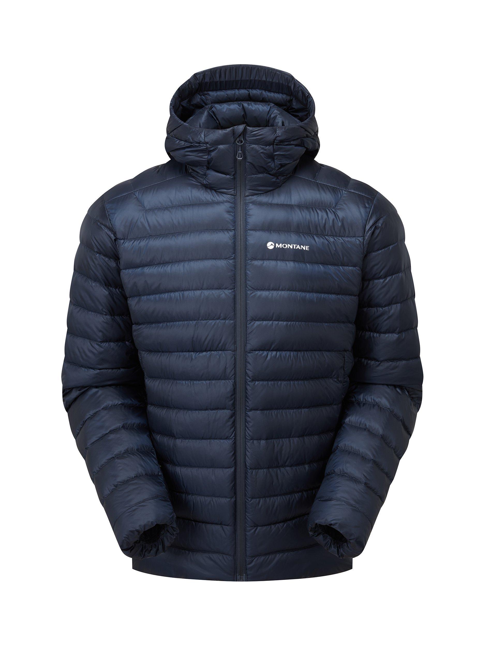 Product image 3 of 9, which shows Men's Anti Freeze Hooded Down Jacket, Eclipse Blue, S