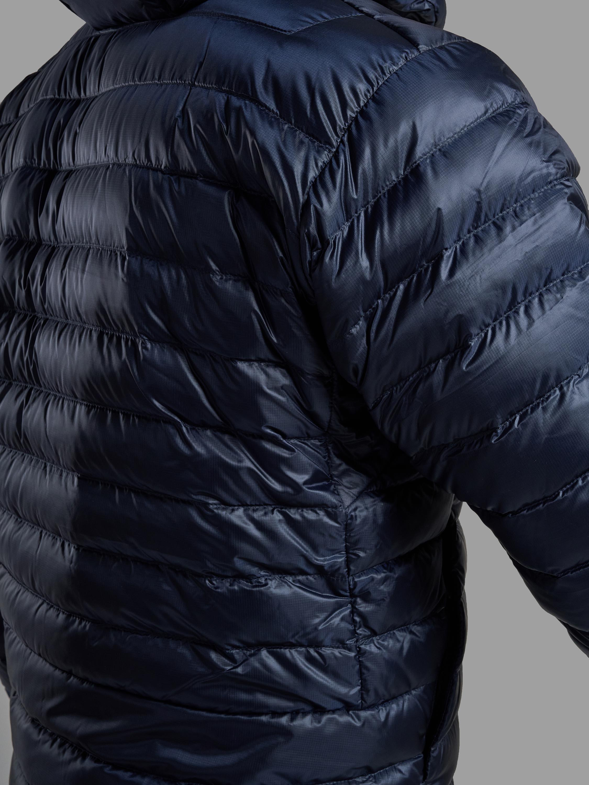 Product image 5 of 9, which shows Men's Anti Freeze Hooded Down Jacket, Eclipse Blue, S