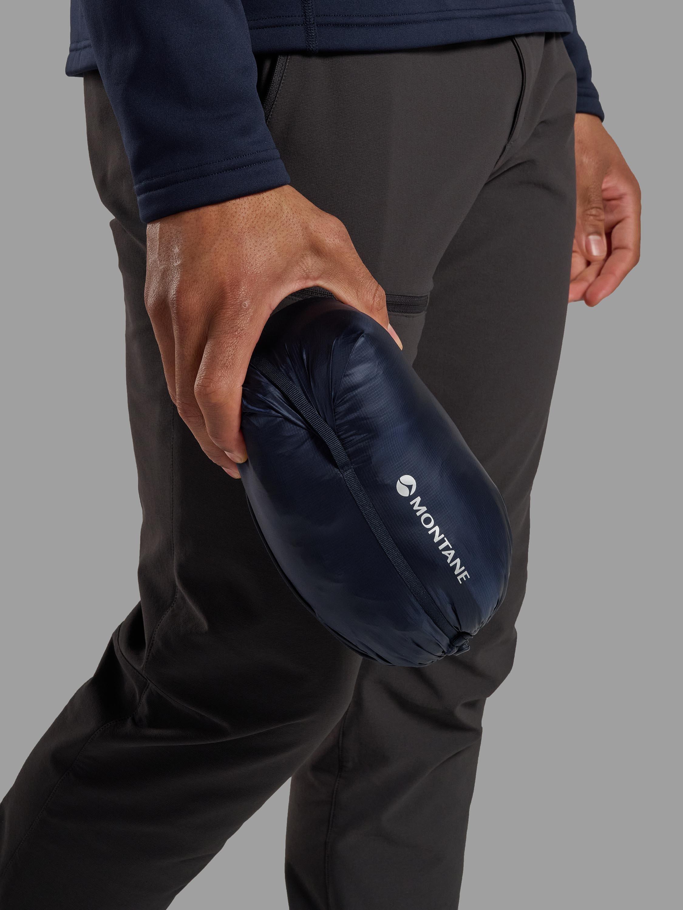 Product image 9 of 9, which shows Men's Anti Freeze Hooded Down Jacket, Eclipse Blue, S