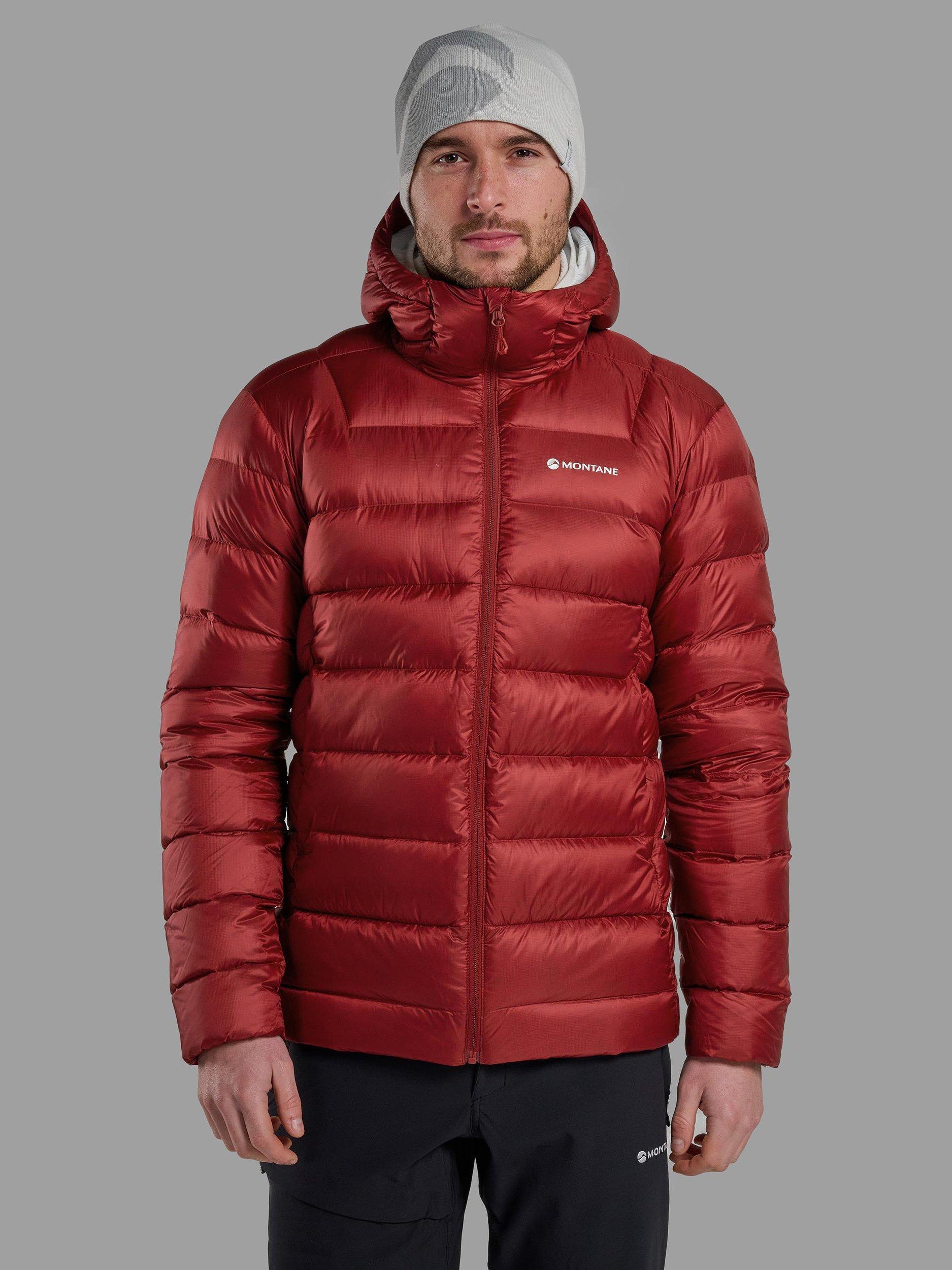 Product image 1 of 9, which shows Montane Anti-Freeze XT Hooded Jacket, Dark Maple, S
