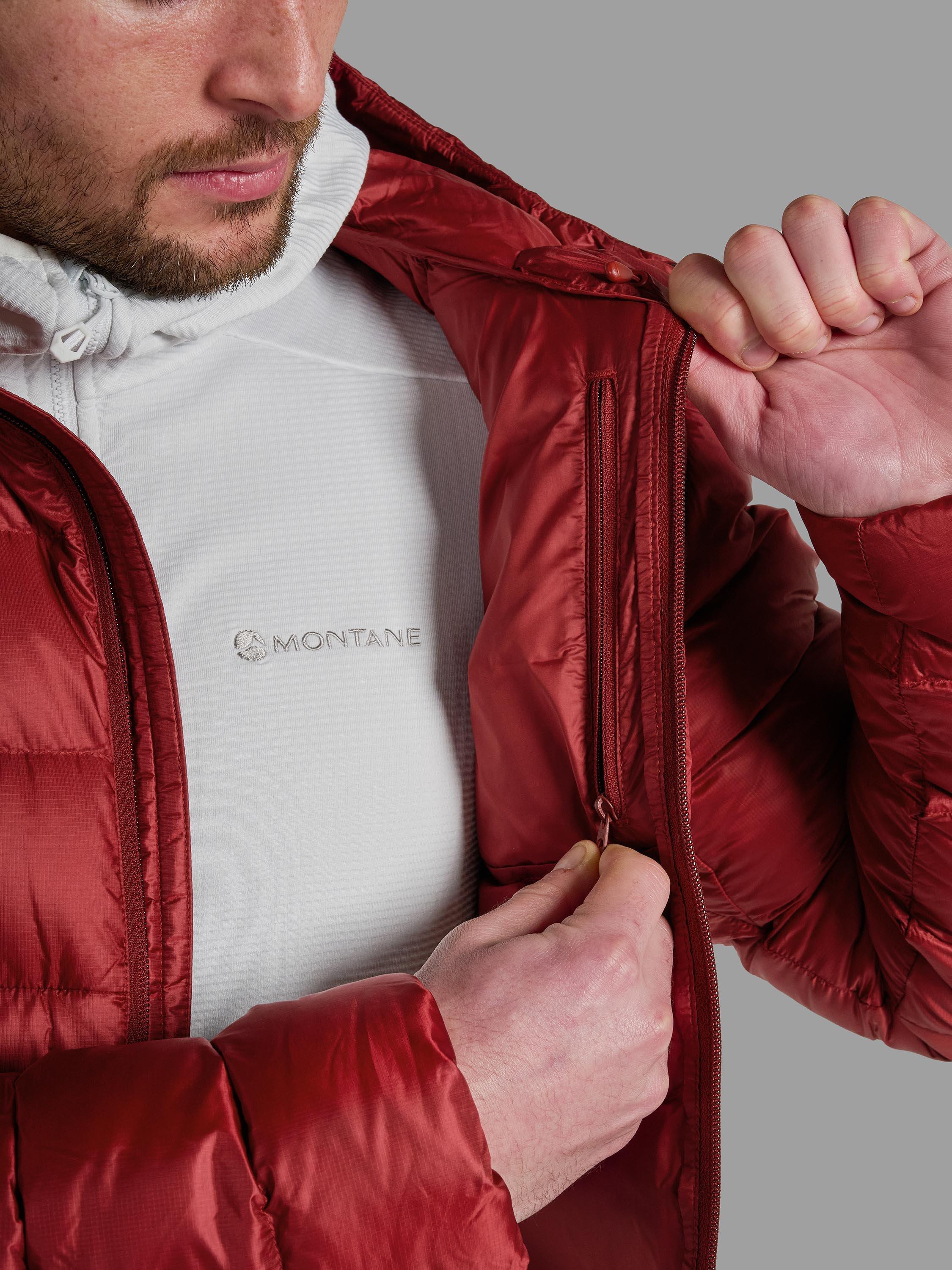 Product image 4 of 9, which shows Montane Anti-Freeze XT Hooded Jacket, Dark Maple, S