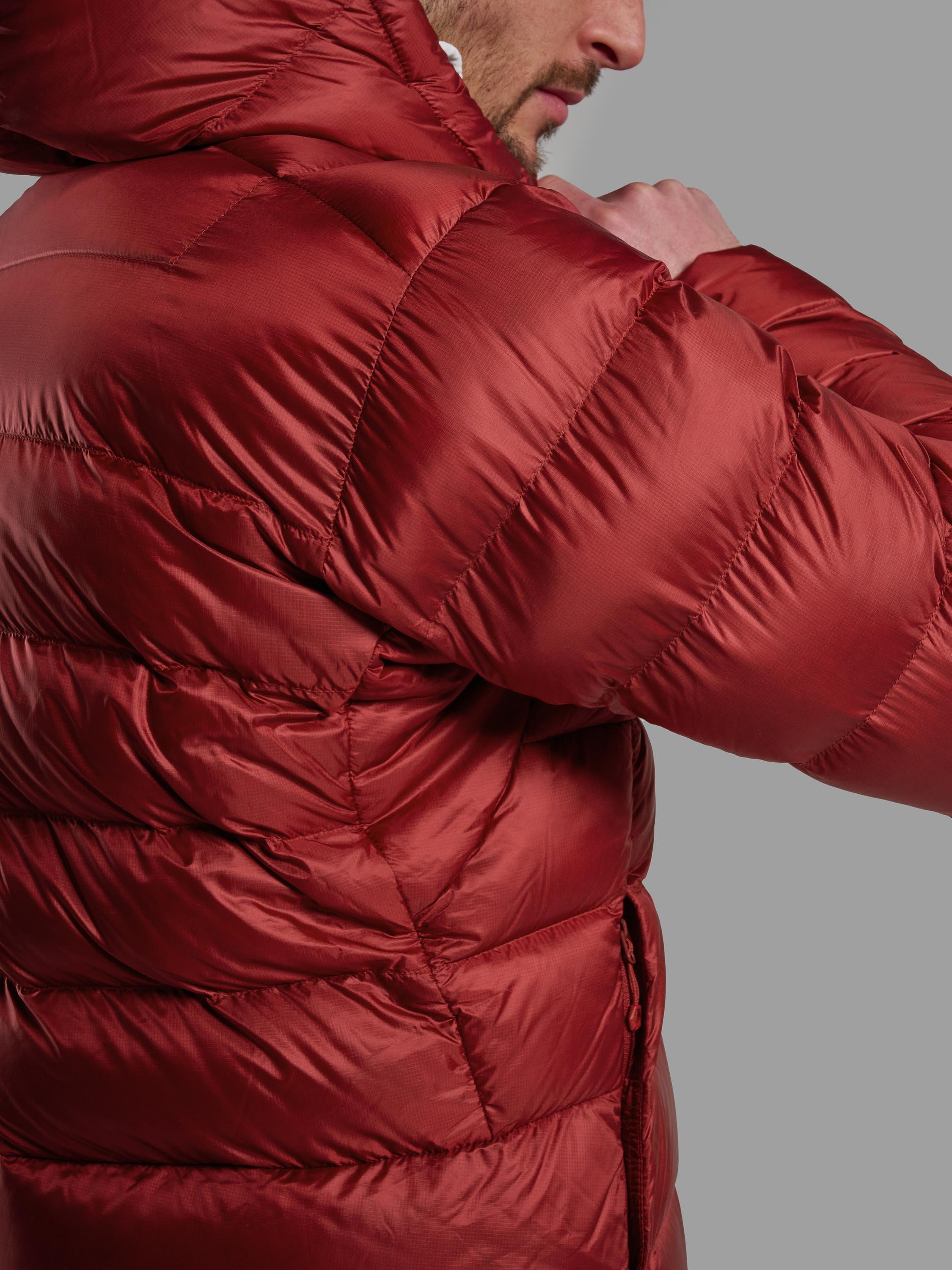 Product image 8 of 9, which shows Montane Anti-Freeze XT Hooded Jacket, Dark Maple, S