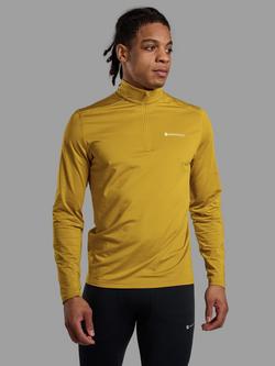 Montane Dart XT Thermal Zip Neck Long Sleeved Top, Ginkgo Gold