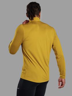Montane Dart XT Thermal Zip Neck Long Sleeved Top - view 2, Ginkgo Gold