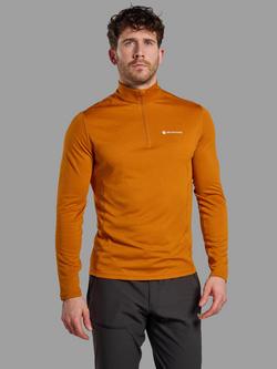 Montane Dart Zip Neck Baselayer, Amber
