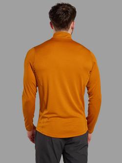 Montane Dart Zip Neck Baselayer - view 2, Amber