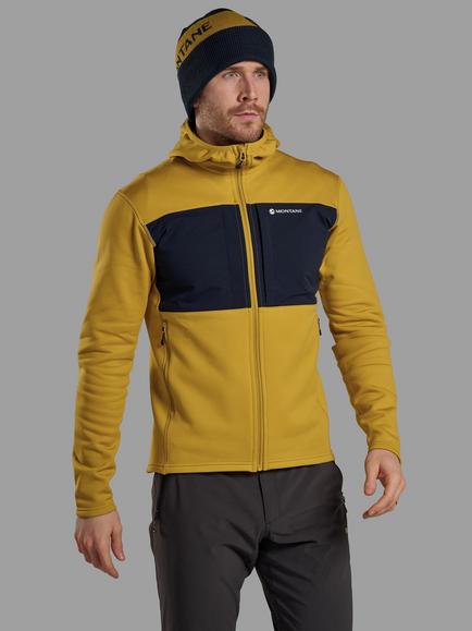 Montane Fury XT Fleece Hoodie, Ginkgo Gold