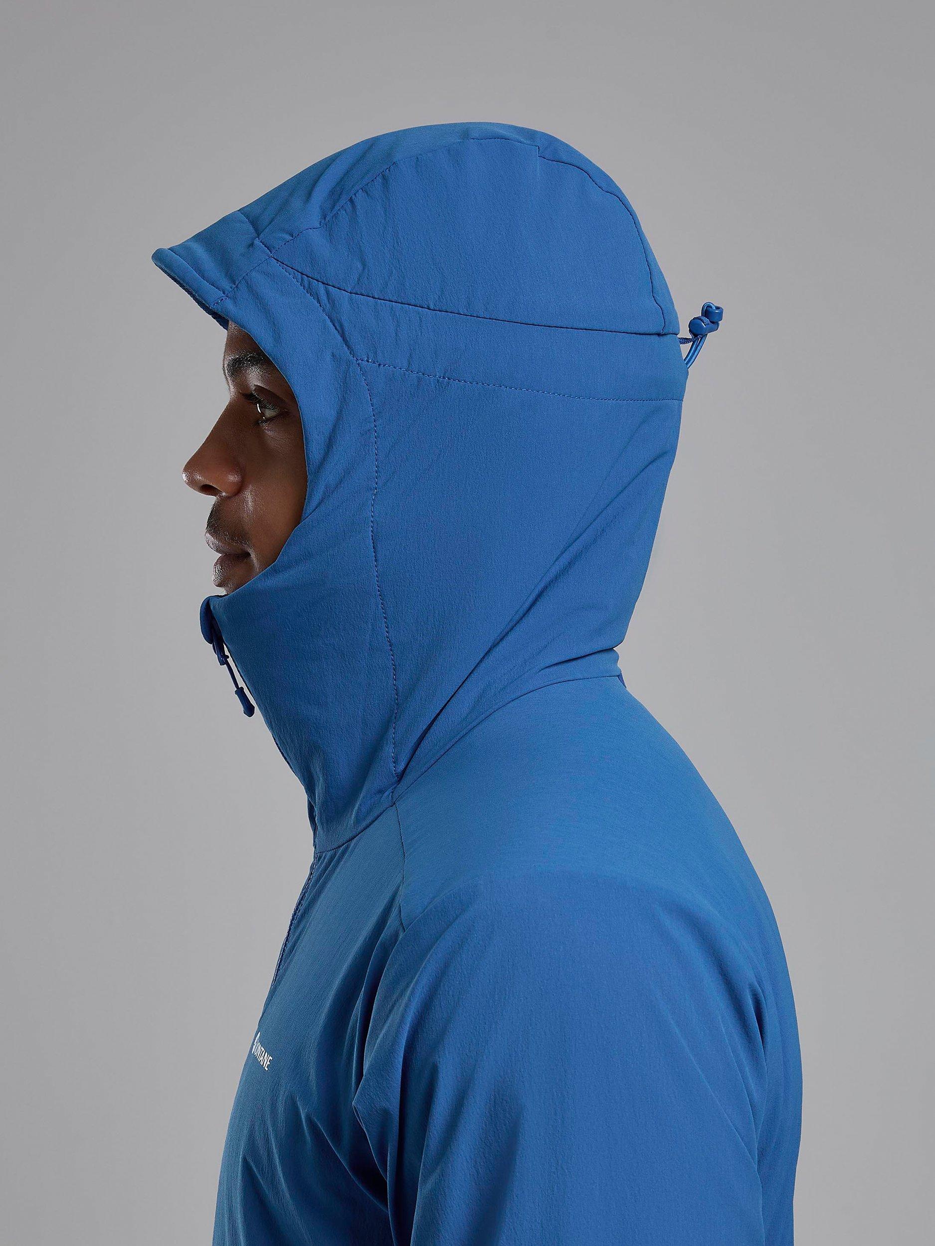 Product image 4 of 11, which shows Montane Khamsin Hoodie, Neptune Blue, S