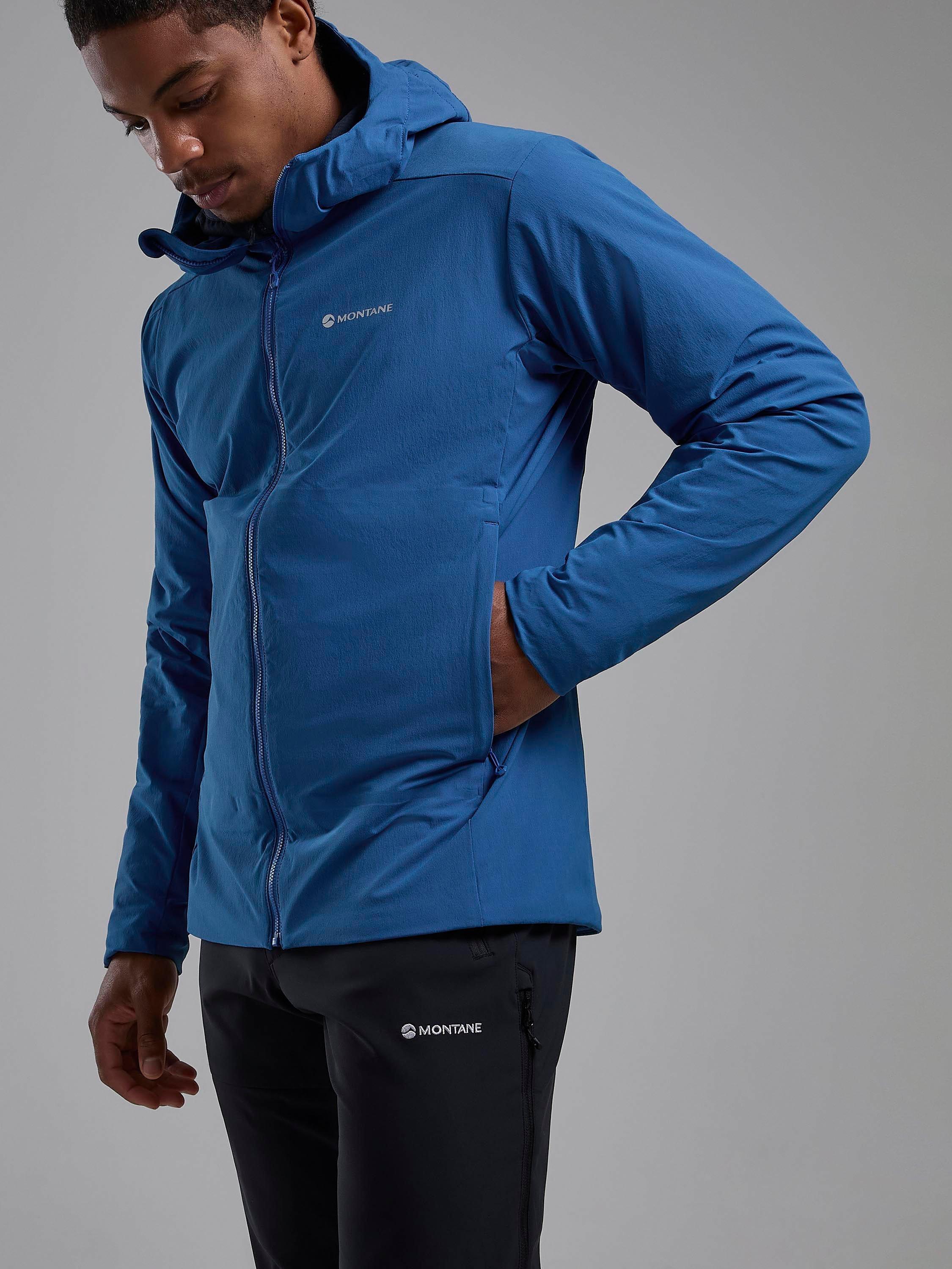 Product image 6 of 11, which shows Montane Khamsin Hoodie, Neptune Blue, S