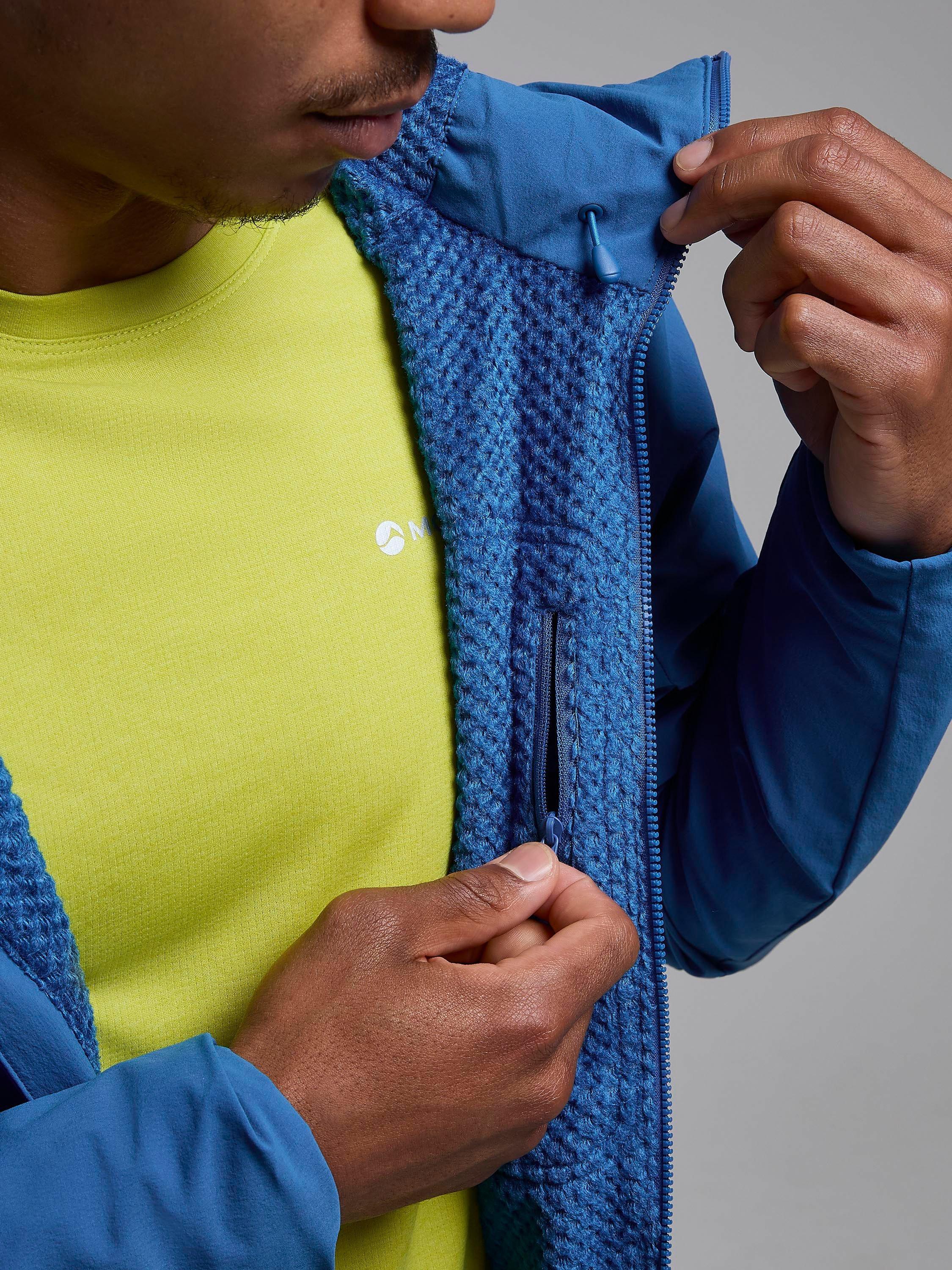 Product image 8 of 11, which shows Montane Khamsin Hoodie, Neptune Blue, S