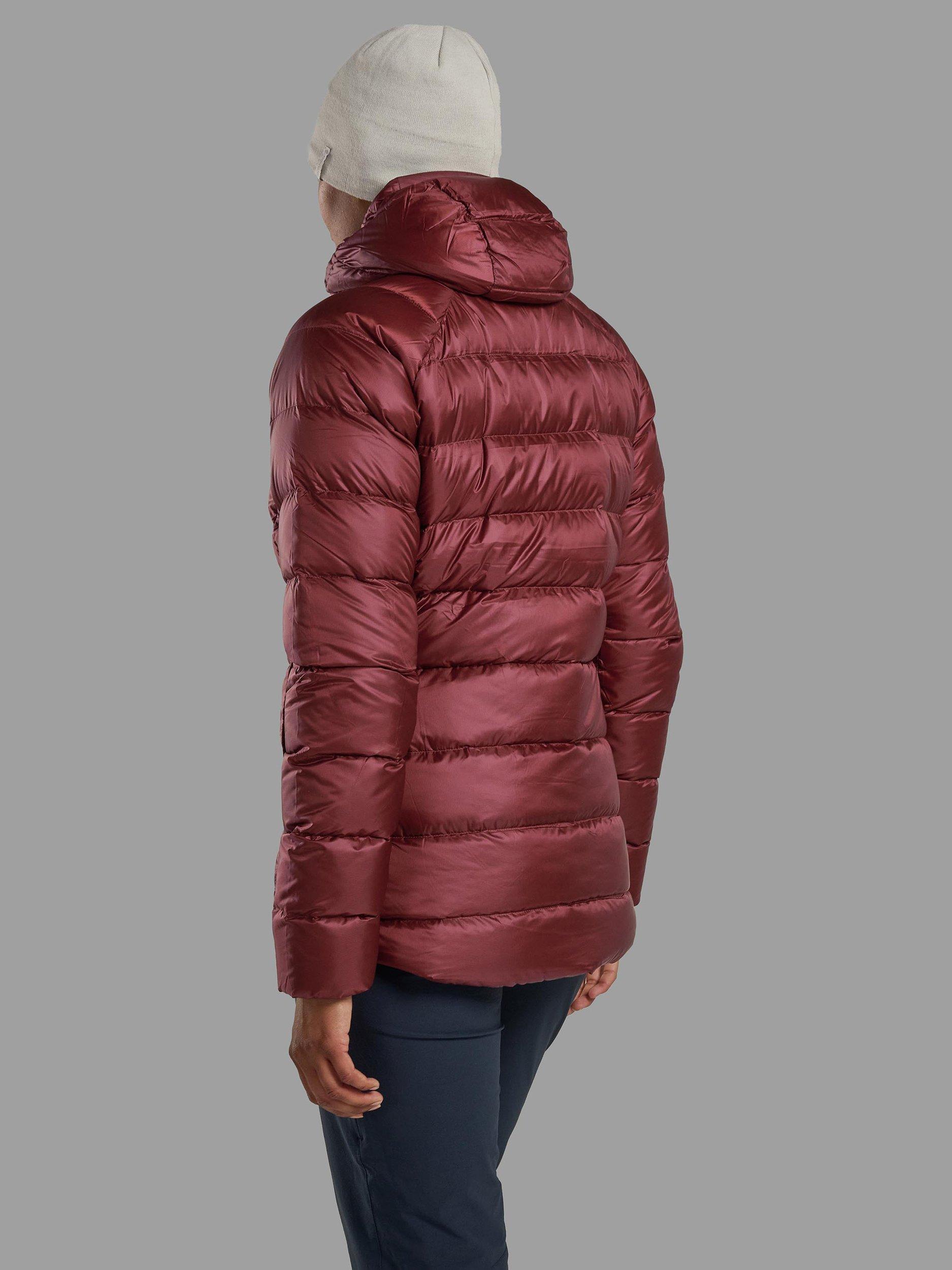 Product image 2 of 11, which shows Montane Women's Anti Freeze XT Hooded Down Jacket, Sumac, 8