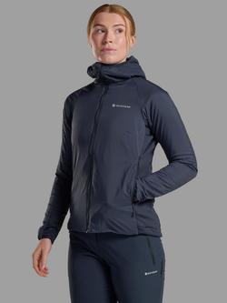 Montane Women's Sirocco Featherlite Air Fabric Hoodie, Eclipse Blue