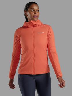 Montane Women's Sirocco Featherlite Air Fabric Hoodie, Tigerlily