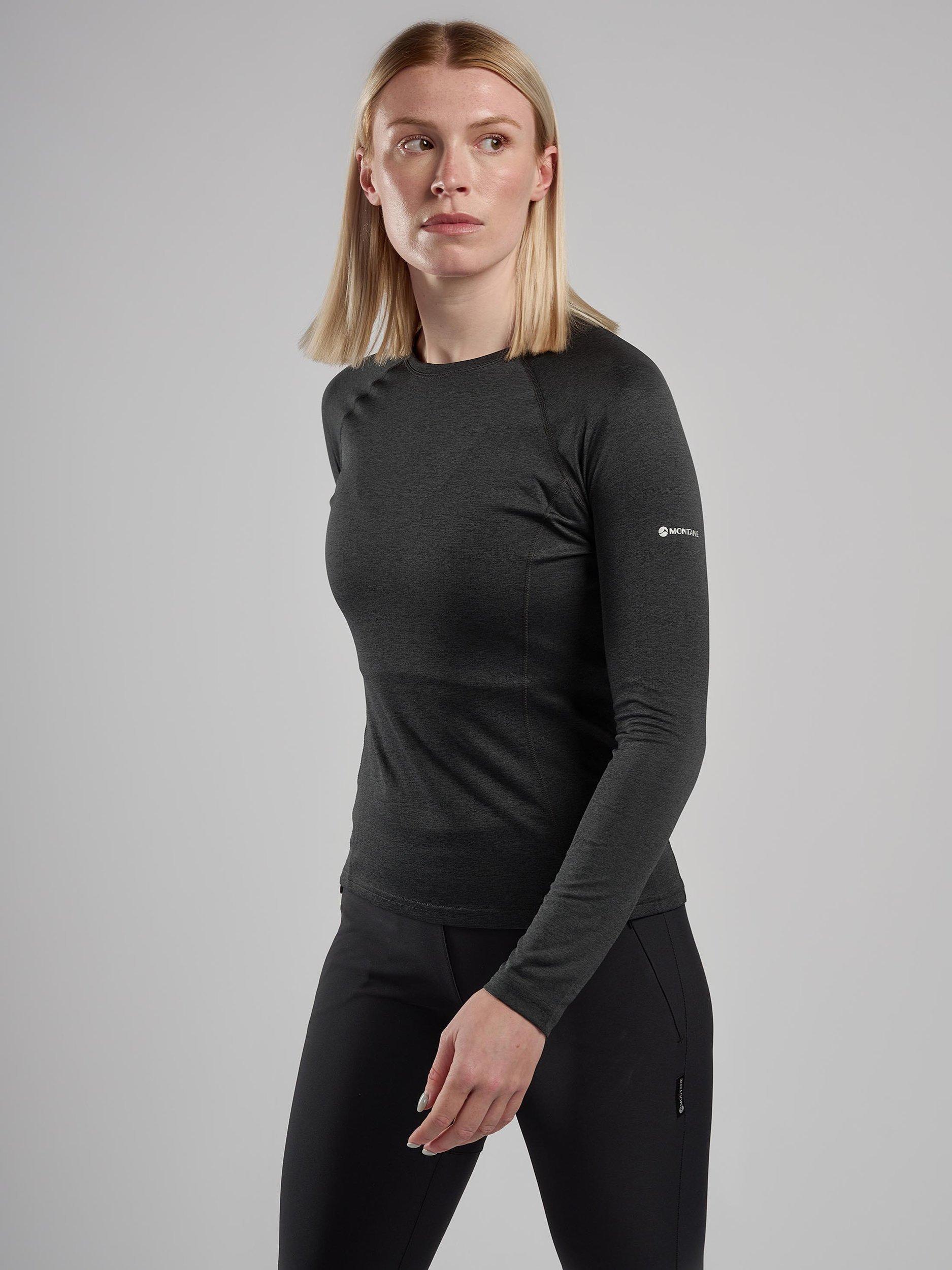 Product image 1 of 3, which shows Montane Dart Long Sleeve T-Shirt, Black, 6