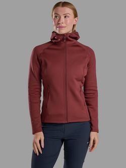 Montane Fury Women's Midweight Fleece Hoodie, Sumac