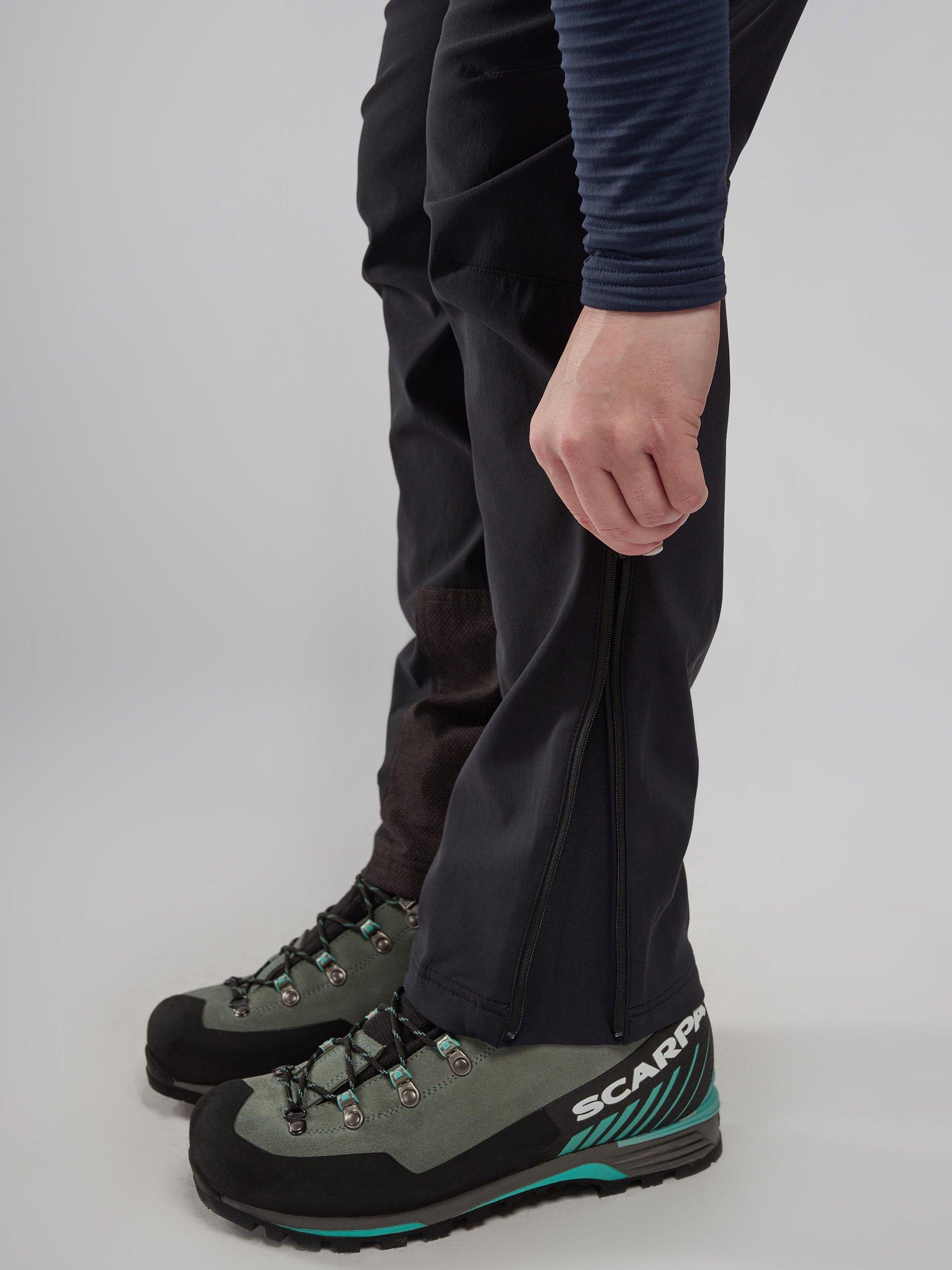 Product image 10 of 11, which shows Montane Women's Terra Stretch XT Trousers, Black, 8R