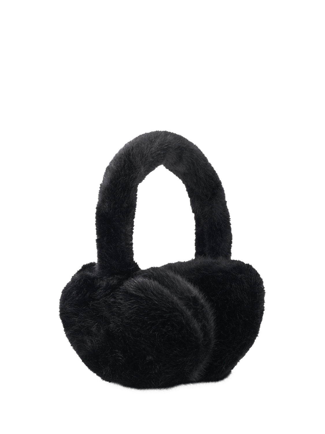 Product image 1 of 1, which shows Small Stuff Kids' Faux Fur Ear Muffs, Black, One Size