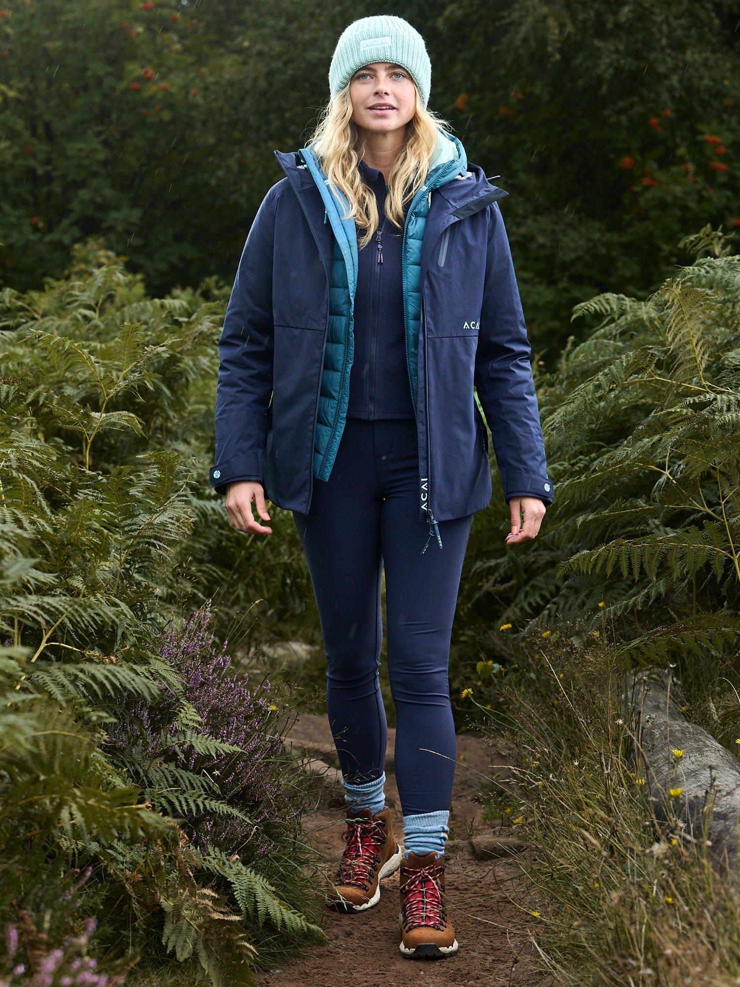 Product image 6 of 6, which shows ACAI Rainscape Waterproof & Windproof Hooded Jacket, Deep Navy, 6