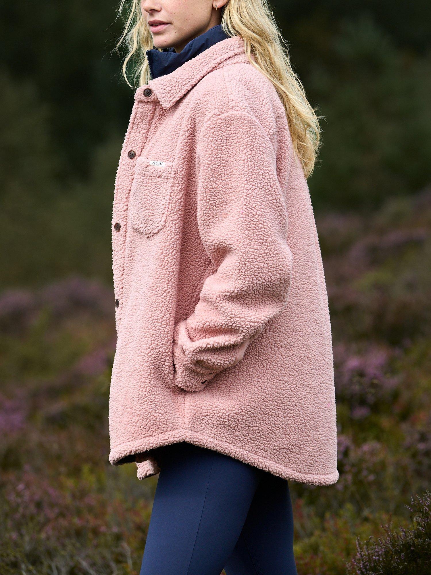 Product image 3 of 7, which shows ACAI Outlander Fleece Shirt, Dusky Pink, 6