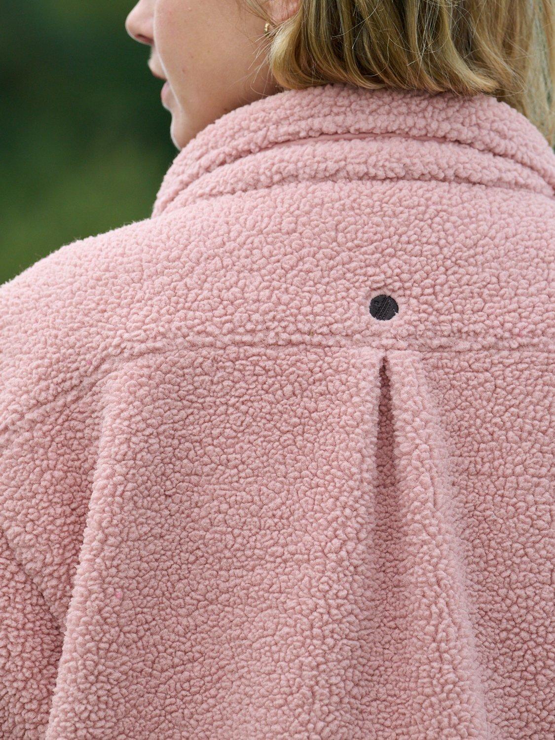 Product image 4 of 7, which shows ACAI Outlander Fleece Shirt, Dusky Pink, 6