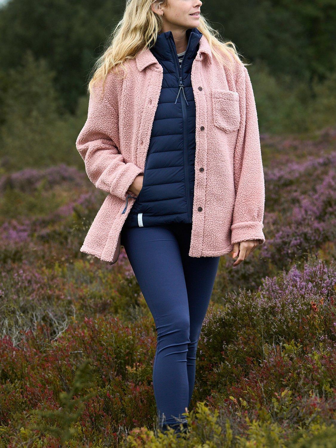 Product image 6 of 7, which shows ACAI Outlander Fleece Shirt, Dusky Pink, 6