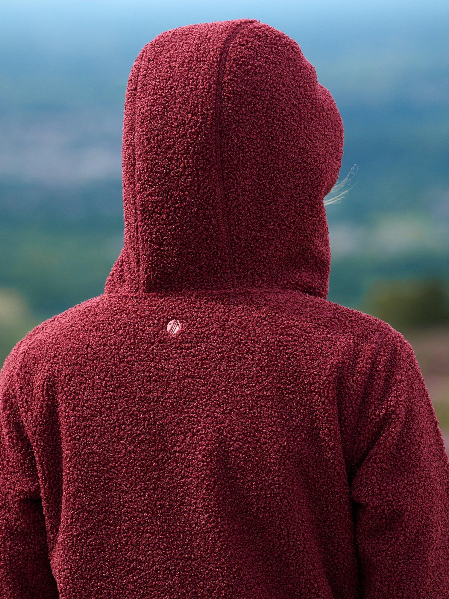 Product image 3 of 4, which shows ACAI Windproof Gale Hooded Fleece , Cabernet, 6