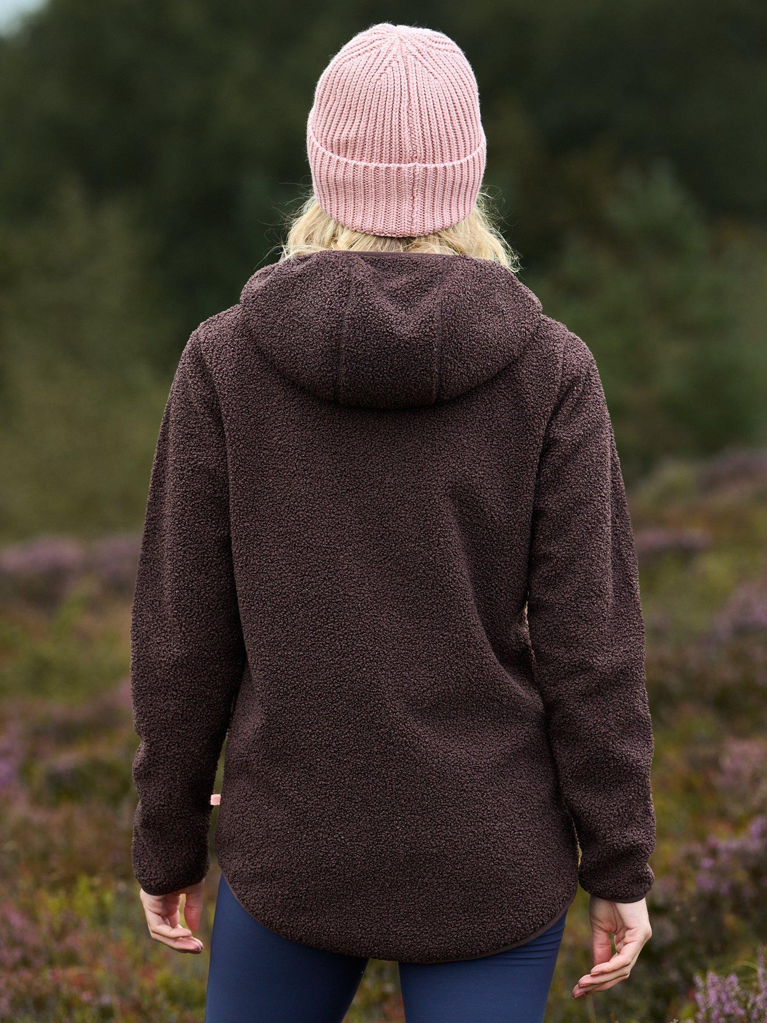 Product image 5 of 7, which shows ACAI Windproof Gale Hooded Fleece , Chocolate Plum, 6