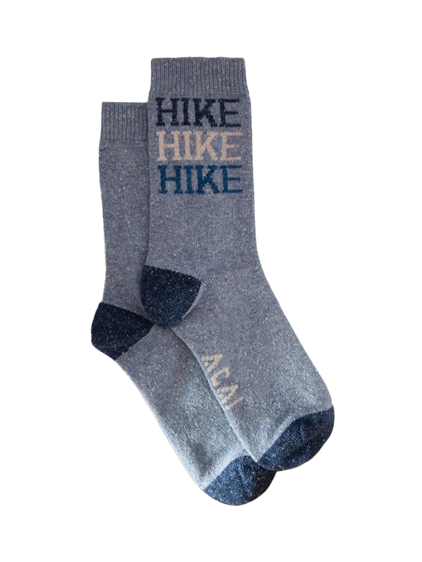 Product image 1 of 2, which shows ACAI Hike Hike Hike Wool Blend Socks, Blue Marl