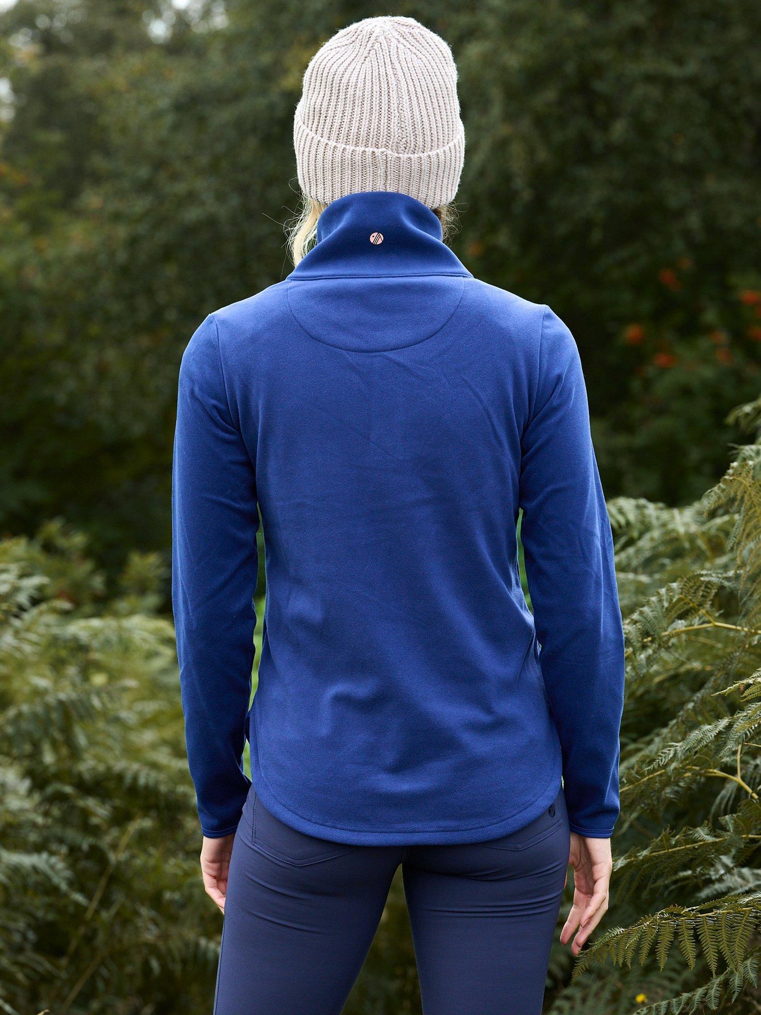 Product image 4 of 6, which shows ACAI Endurasoft Quarter Zip Top, Twilight Blue, 6