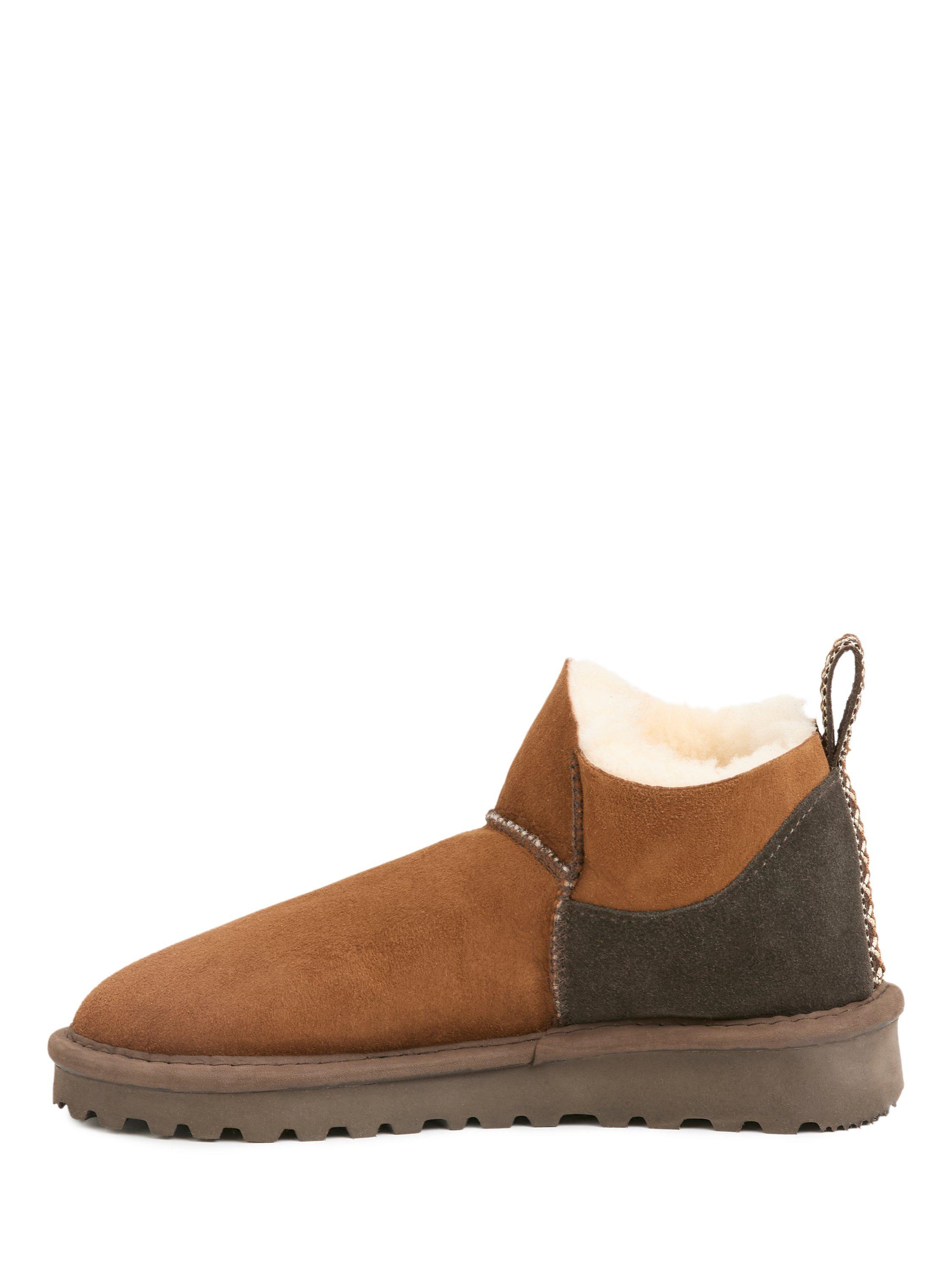 Product image 2 of 5, which shows Celtic & Co. Celt Super Shortie Sheepskin Boots, Toffee, 3