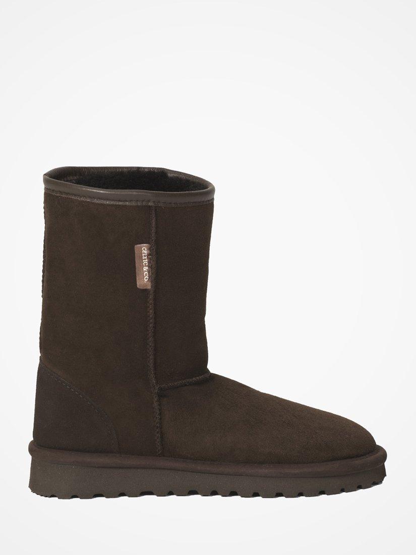 Product image 1 of 1, which shows Celtic & Co. Classic Sheepskin Boots, Mocca, 3