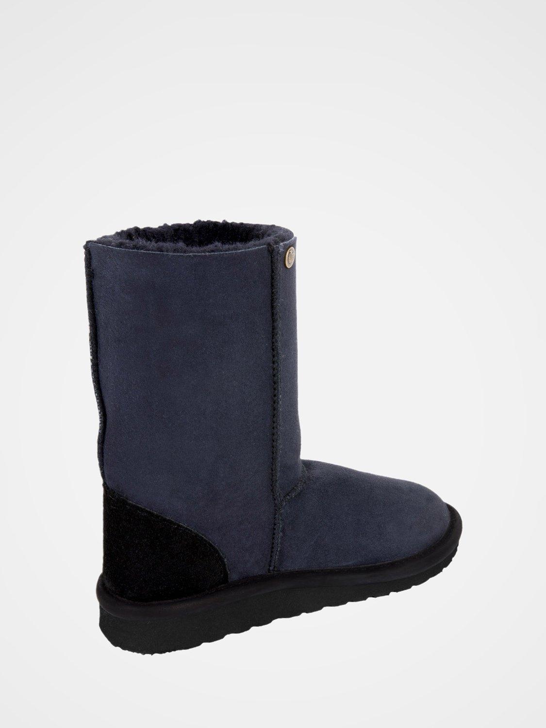 Product image 4 of 4, which shows Celtic & Co. Original Celt Sheepskin Boots, Navy, 3