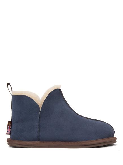 Celtic & Co. Sheepskin Slipper Boots, Blue Iris, Blue Iris
