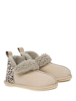 Celtic & Co. Sheepskin Slipper Boots, Oatmeal - view 2, Oatmeal