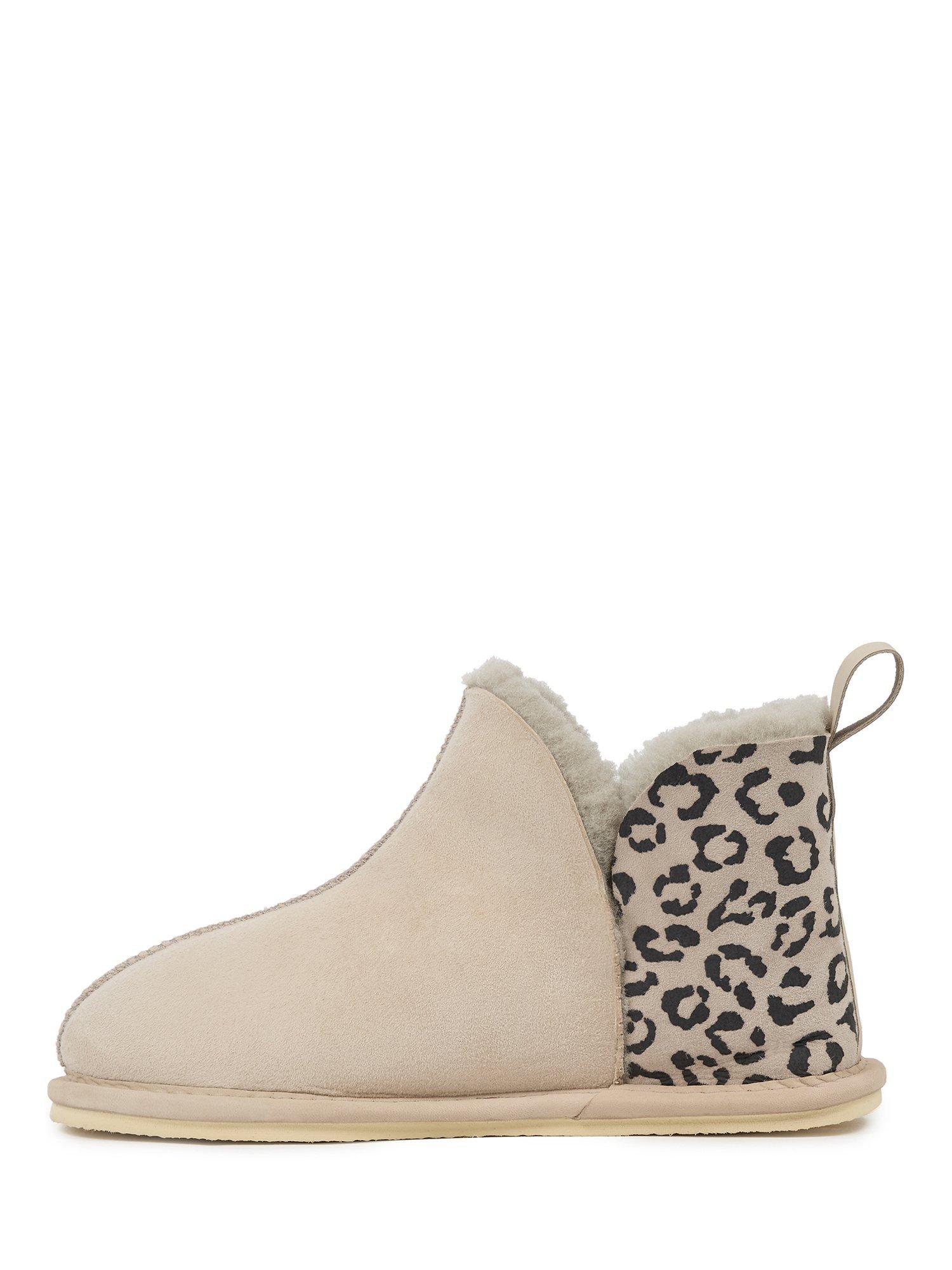 Product image 3 of 7, which shows Celtic & Co. Sheepskin Slipper Boots, Oatmeal, 3