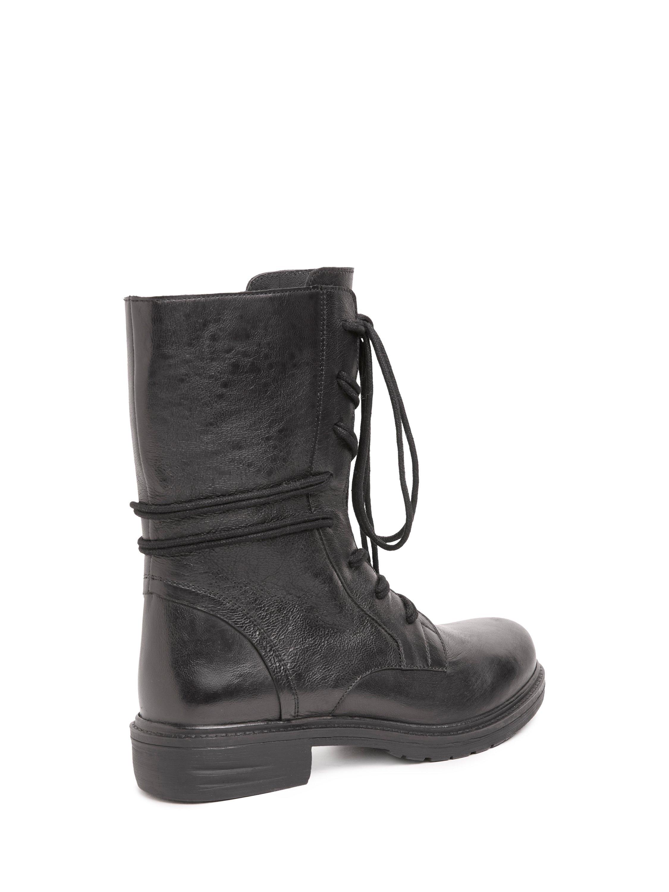 Product image 4 of 7, which shows Celtic & Co. Leather Derby Ankle Boots, Black, EU36