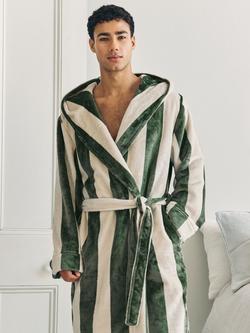 Chelsea Peers Stripe Dressing Down, White/Green - view 2, White/Green