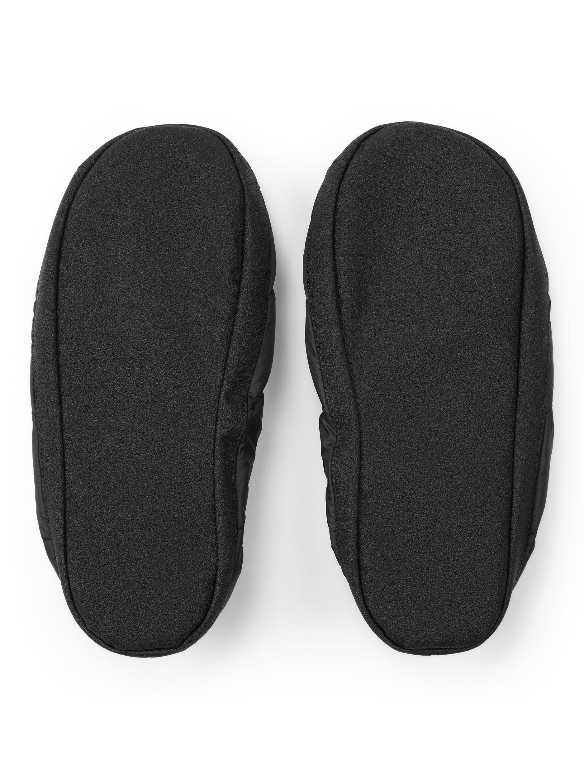 Product image 3 of 4, which shows Polaron Men's Hut Slippers, Black, XS