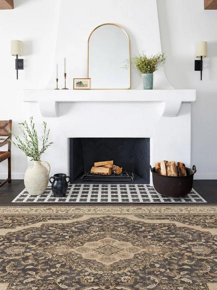 Ruggable Adeline Rug - view 2, Dark Wood
