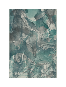 Ruggable Aurora Rug, Teal Grey, Teal Grey