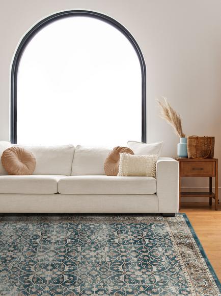 Ruggable Celestine Rug - view 2, Teal Blue